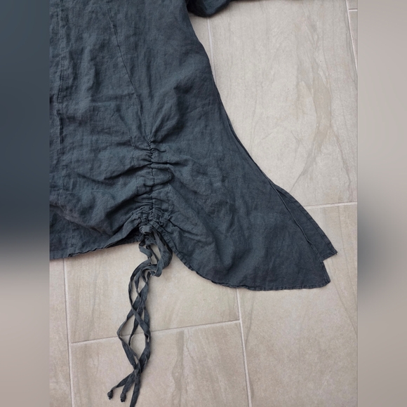 Blue Fish Drawstring Tunic Top - Picture 4 of 11